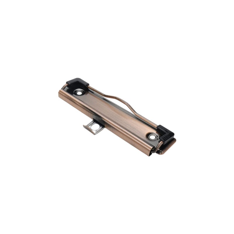 Pastlla 4Pcs Clipboard Clips 4.72"" Metal Mountable Clipboard Clamp Hardware with Rubber Grip & Hanging Hole to Create Low Profile Clipboards  Document File Board  Office Supplies (Red Bronze) - Image 5